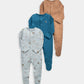 Planet Sleepsuits (Pack of 3)