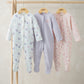 Mamas & Papas Ballerina Sleepsuits (Pack of 3) Sleepsuit
