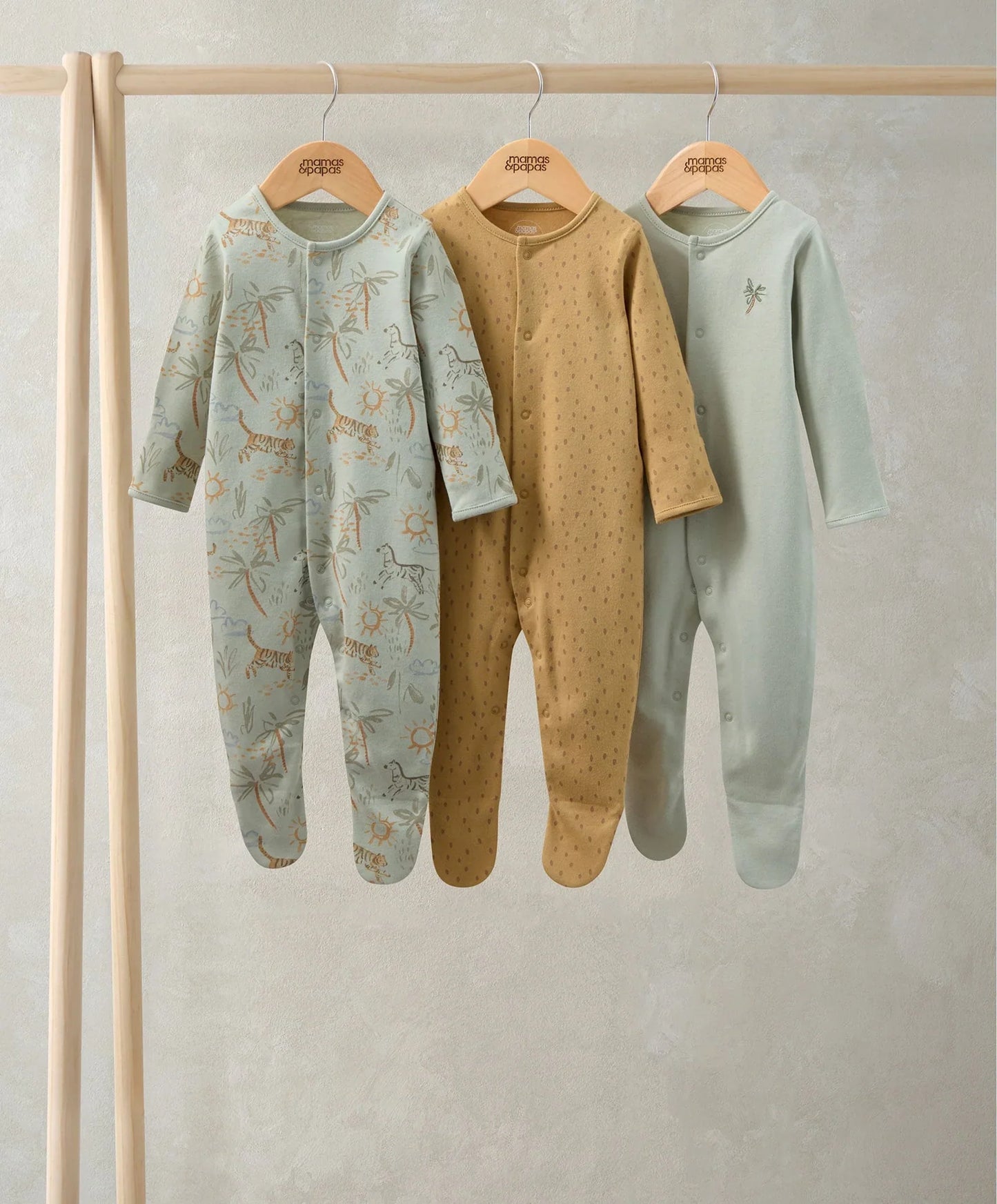 Mamas & Papas Under the Sea Sleepsuits (Pack of 3)