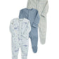 Whale Sleepsuits (Pack of 3)