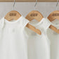 Organic Cotton Sleeveless Bodysuits (5 Pack) - White