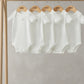 Mamas & Papas Organic Cotton Shortsleeved Bodysuits (5 Pack) - White