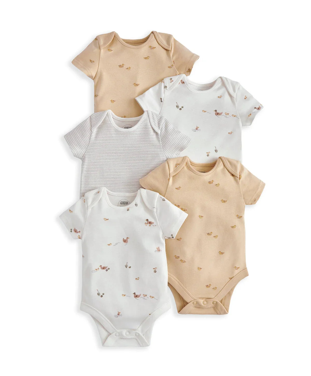 Duckling Short-Sleeved Bodysuits (Pack of 5)