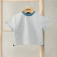 Mamas & Papas Striped Smart T-Shirt