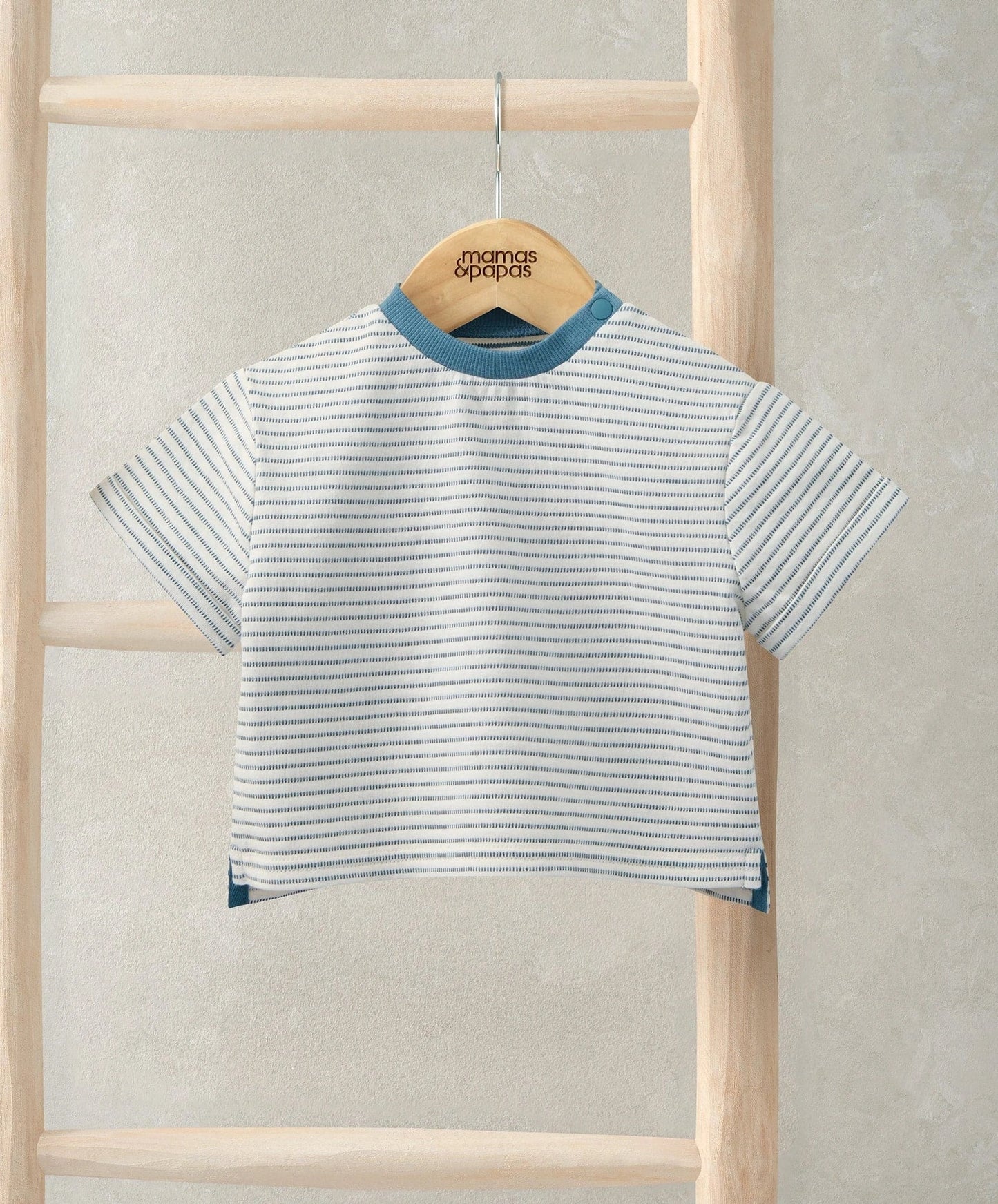 Mamas & Papas Striped Smart T-Shirt