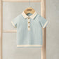Mamas & Papas Jacquard Knitted Polo Shirt
