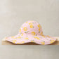 Mamas & Papas Lemon Print Floppy Sunhat