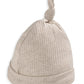 Mamas & Papas Organic Cotton Ribbed Hat - Oatmeal