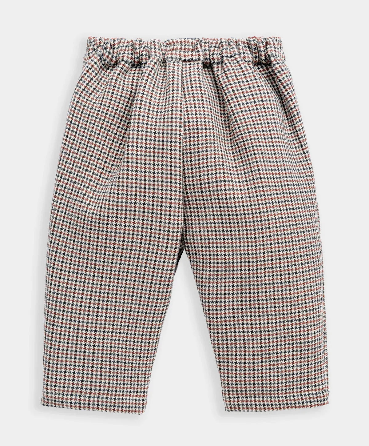 Grey Smart Check Trousers