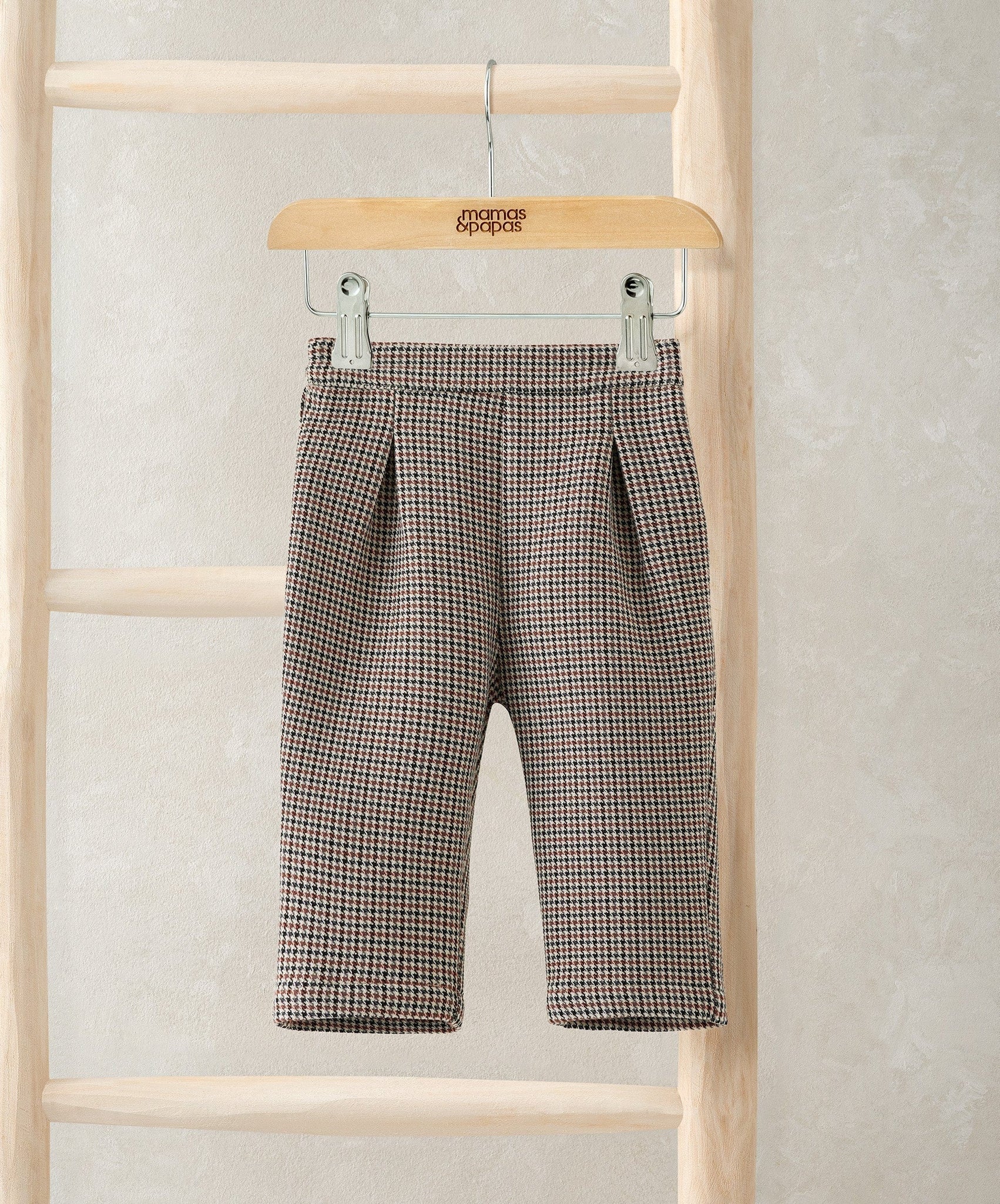 Mamas & Papas Grey Smart Check Trousers Trouser