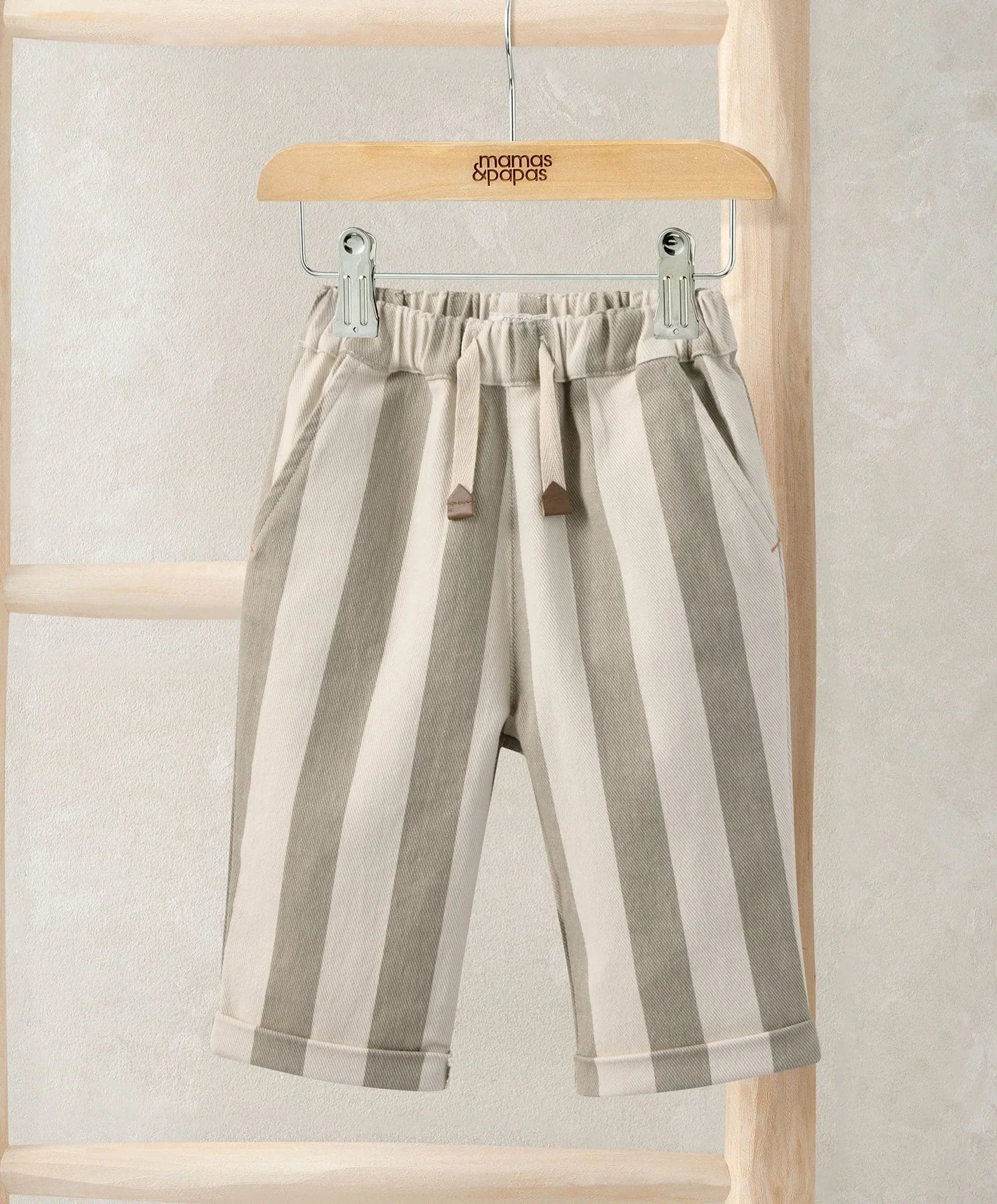 Mamas & Papas Striped Twill Joggers