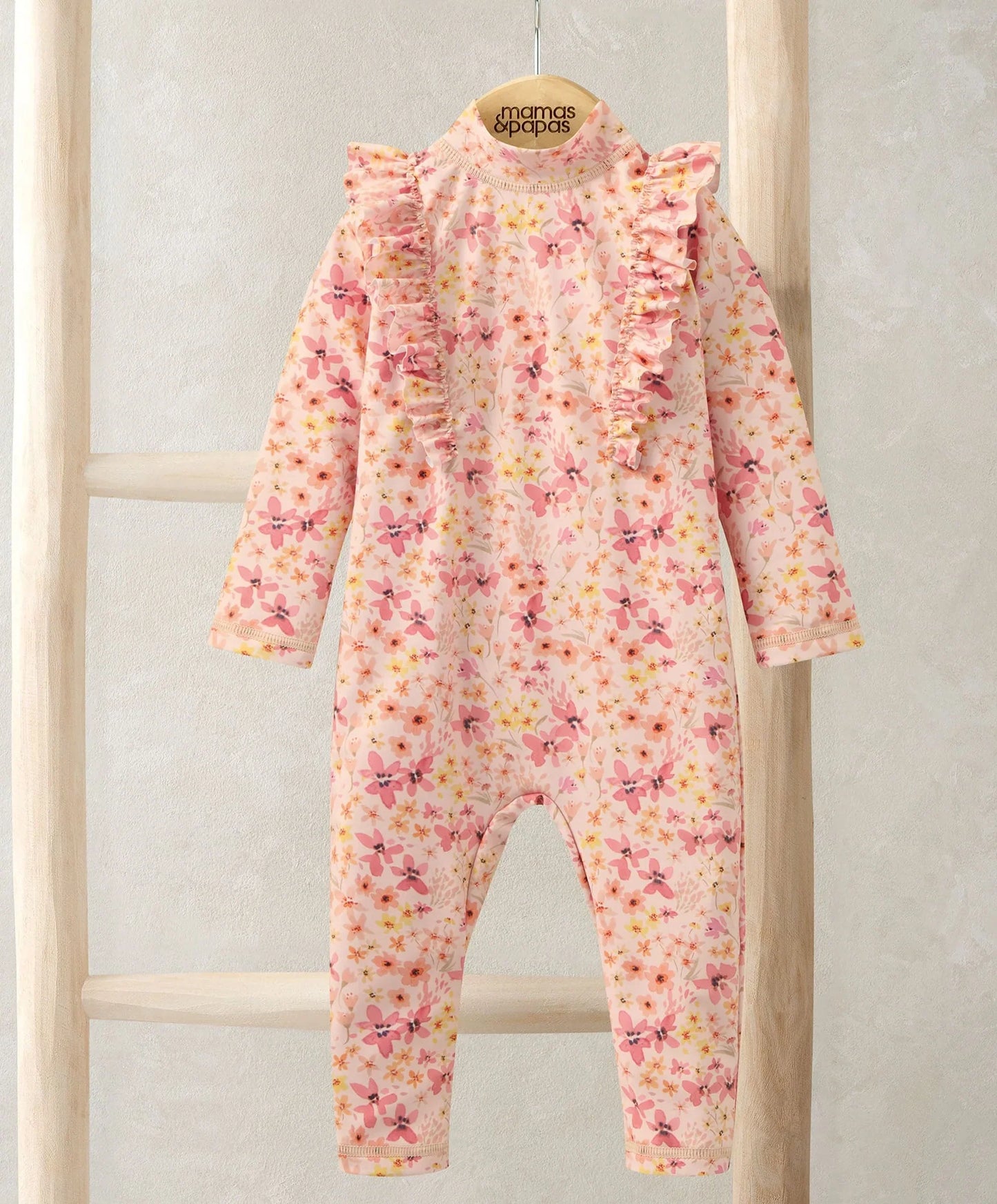 Mamas & Papas Floral Long Sleeve Rashsuit