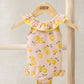 Mamas & Papas Lemon Print Frill Swimsuit
