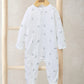 Mamas & Papas Bunny Print Zip All In One