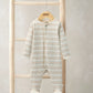 Mamas & Papas Ribbed Stripe Sleepsuit