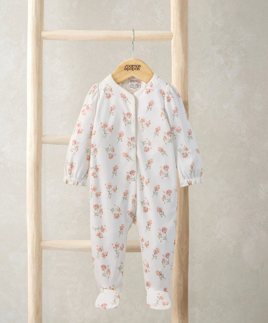 Mamas & Papas Watercolour Daisy Sleepsuit