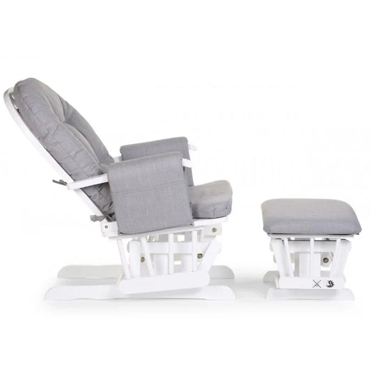 Chaise d'allaitement en toile - Gris clair