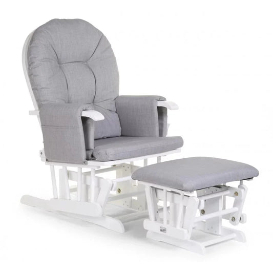 Chaise d'allaitement en toile - Gris clair