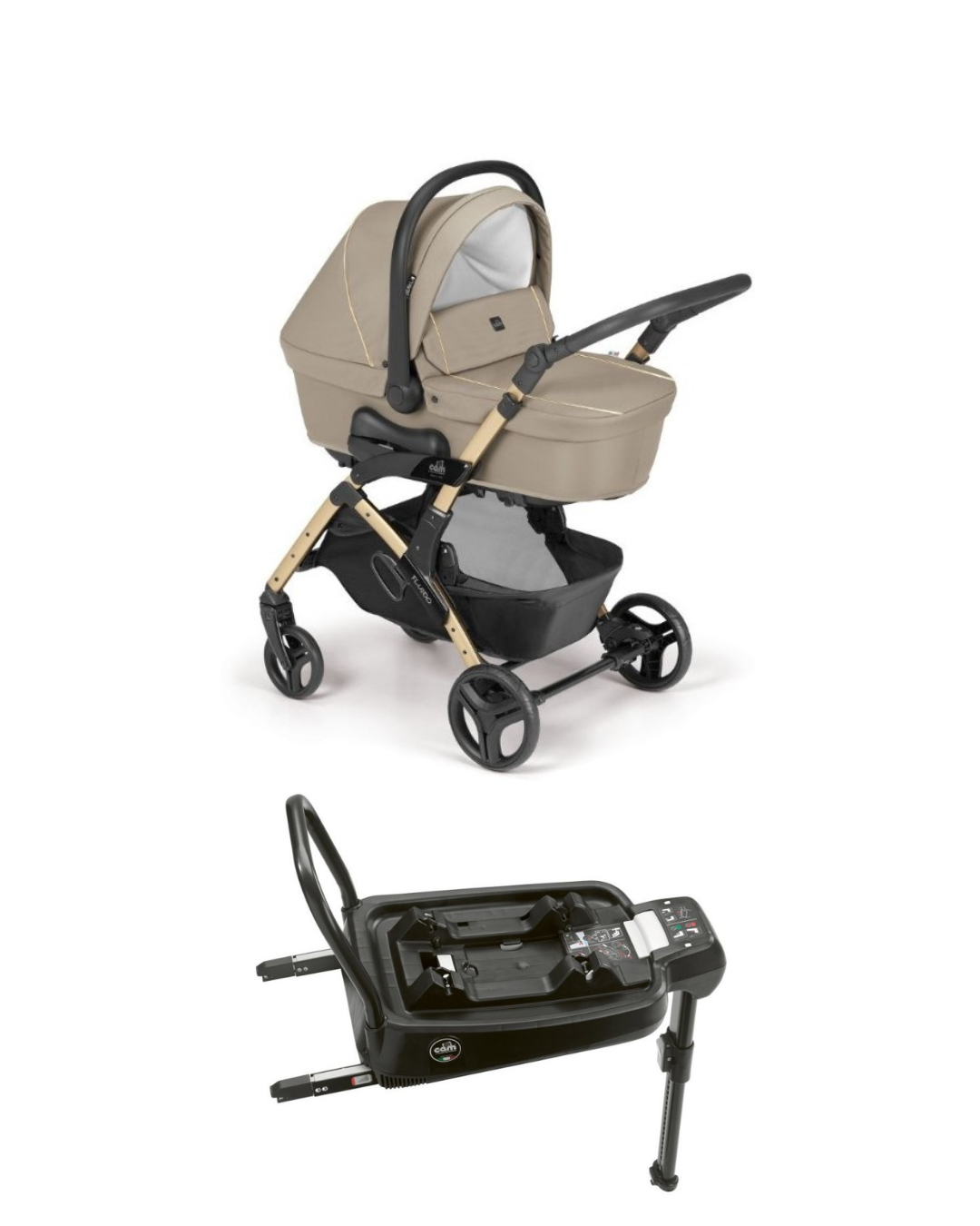 Fluido Easy Travel System with Base Auto Isofix 2 in 1