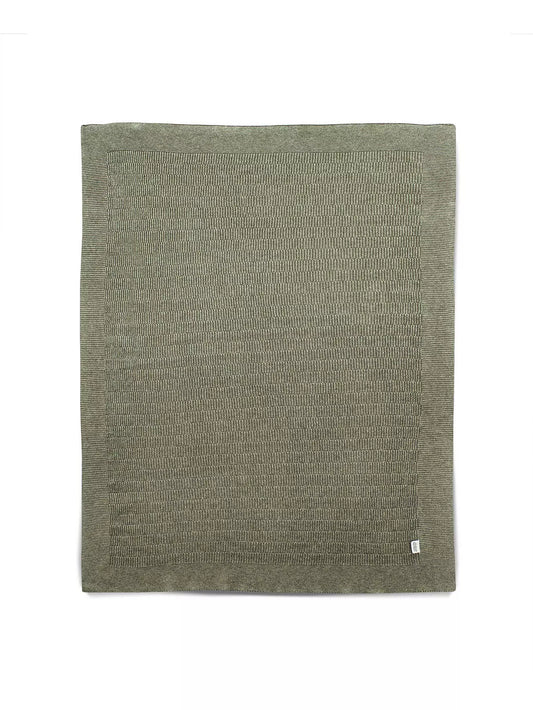 Mamas & Papas Born To Be Wild - Knitted Blanket Khaki Rib | Mamas & Papas, Babies, Nursing, Blanket
