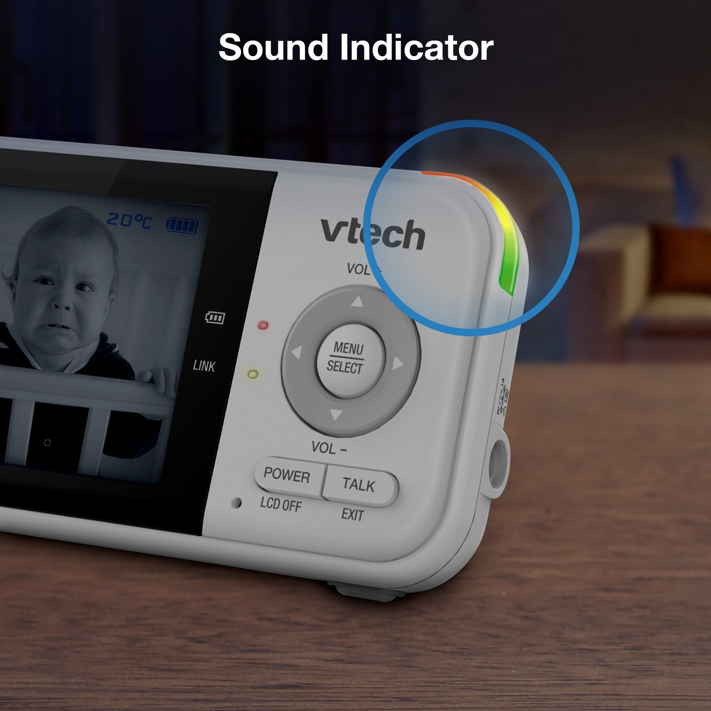 2.8" Digital Video Baby Monitor with Night Light