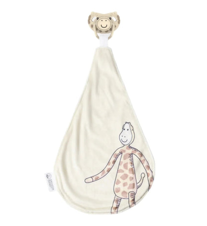All - in - 1 Soother & Comforter Giraffe | Pacifier | Matchstick Monkey for Mamas & Papas LB - Bibs & Muslins