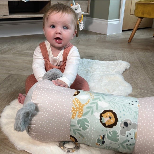 Animal Adventures Tummy Time Roller | Play Mat | Nuby for Mamas & Papas LB - 6hr