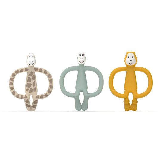 Animal Teether Gift Set Pack of 3 | Teether | Matchstick Monkey for Mamas & Papas LB - Activity & Sensory Toys