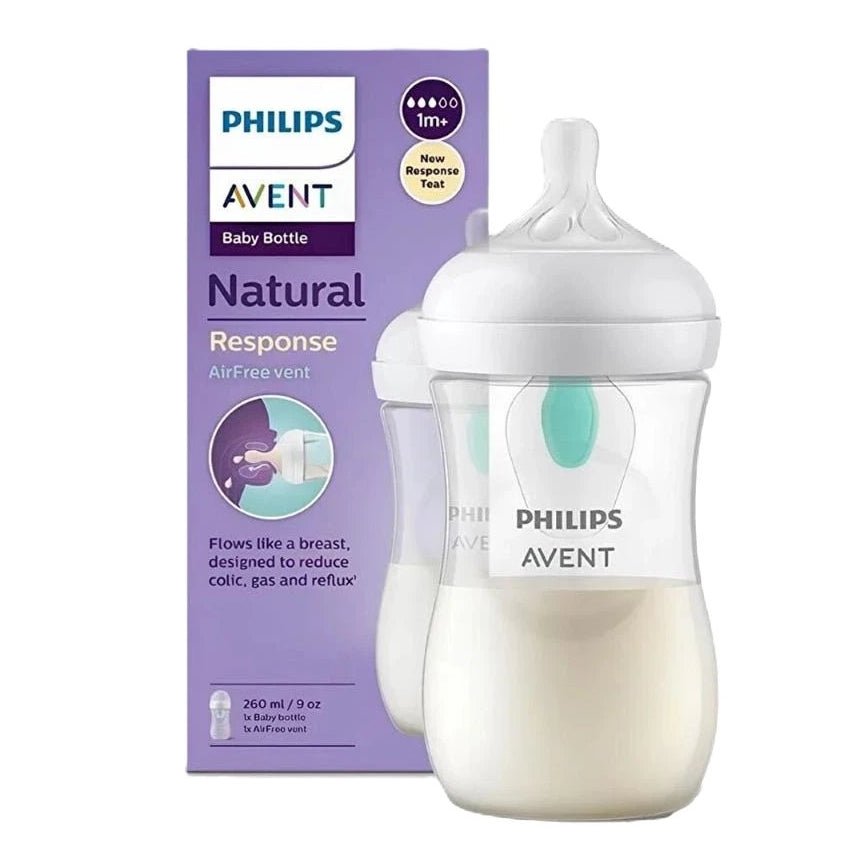 Anti - Colic Bottle 260ml with Vent | Bottle Teat | Avent for Mamas & Papas LB - 6hr
