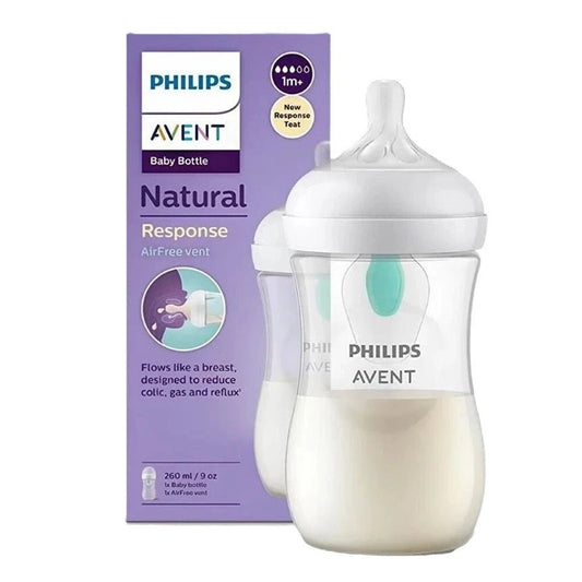 Anti - Colic Bottle 260ml with Vent | Bottle Teat | Avent for Mamas & Papas LB - 6hr