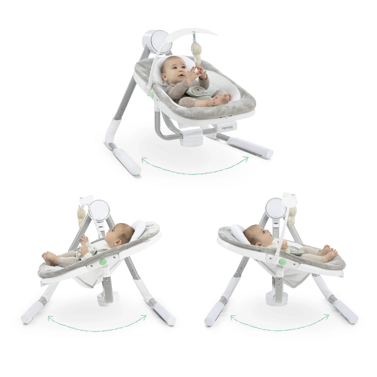 AnyWay Sway Multi - Direction Portable Baby Swing | Swing | Ingenuity for Mamas & Papas LB - Furniture & Nursery