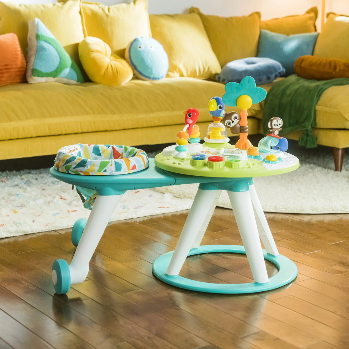 Around We Go 2 in1 Walker & Table | Walker | Bright Starts for Mamas & Papas LB - Activity & Sensory Toys