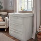 Atlas 3 Drawer Dresser & Changing Unit Nimbus - White | Dresser | Mamas & Papas for Mamas & Papas LB - Dressers & Changers