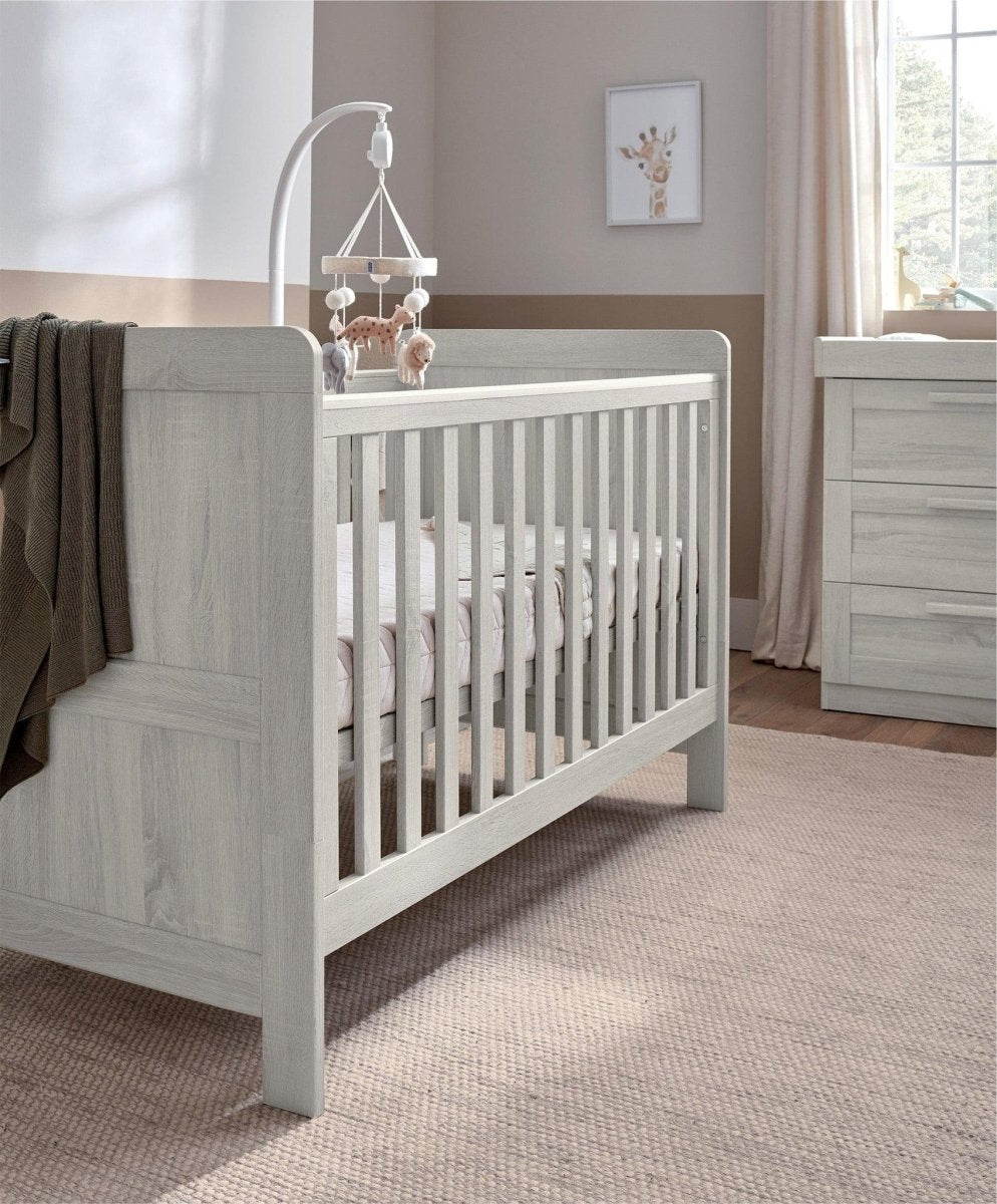 Atlas Cotbed Nimbus White | Cot | Mamas & Papas for Mamas & Papas LB - colorneed