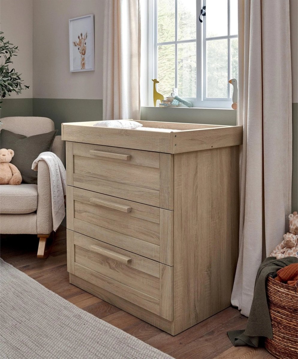 Atlas Dresser Changer - Light Oak | Dresser | Mamas & Papas for Mamas & Papas LB - Dressers & Changers