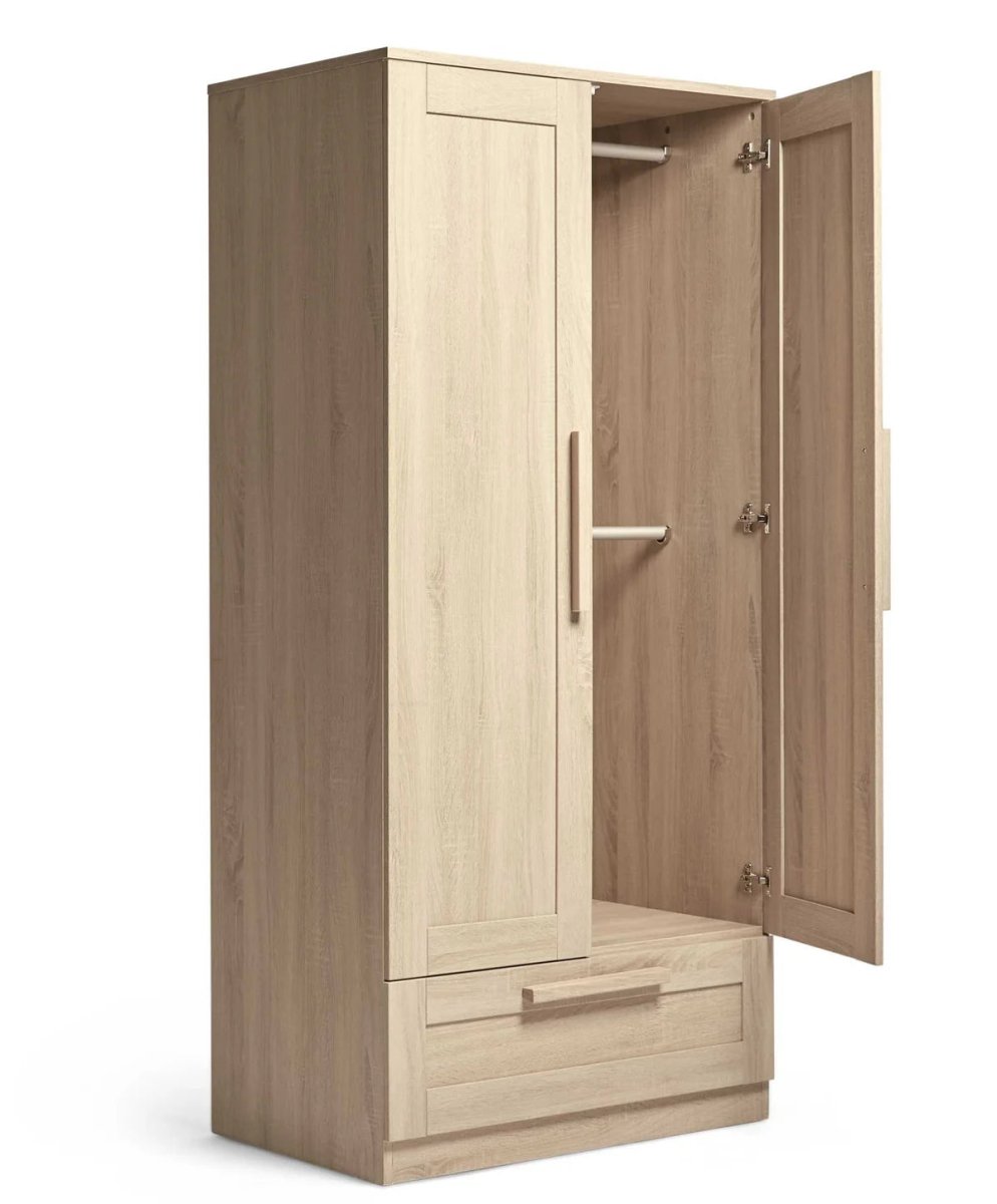 Atlas Wardrobe - Light Oak Default Title | Nursery Furniture | Mamas & Papas for Mamas & Papas LB - Furniture & Nursery