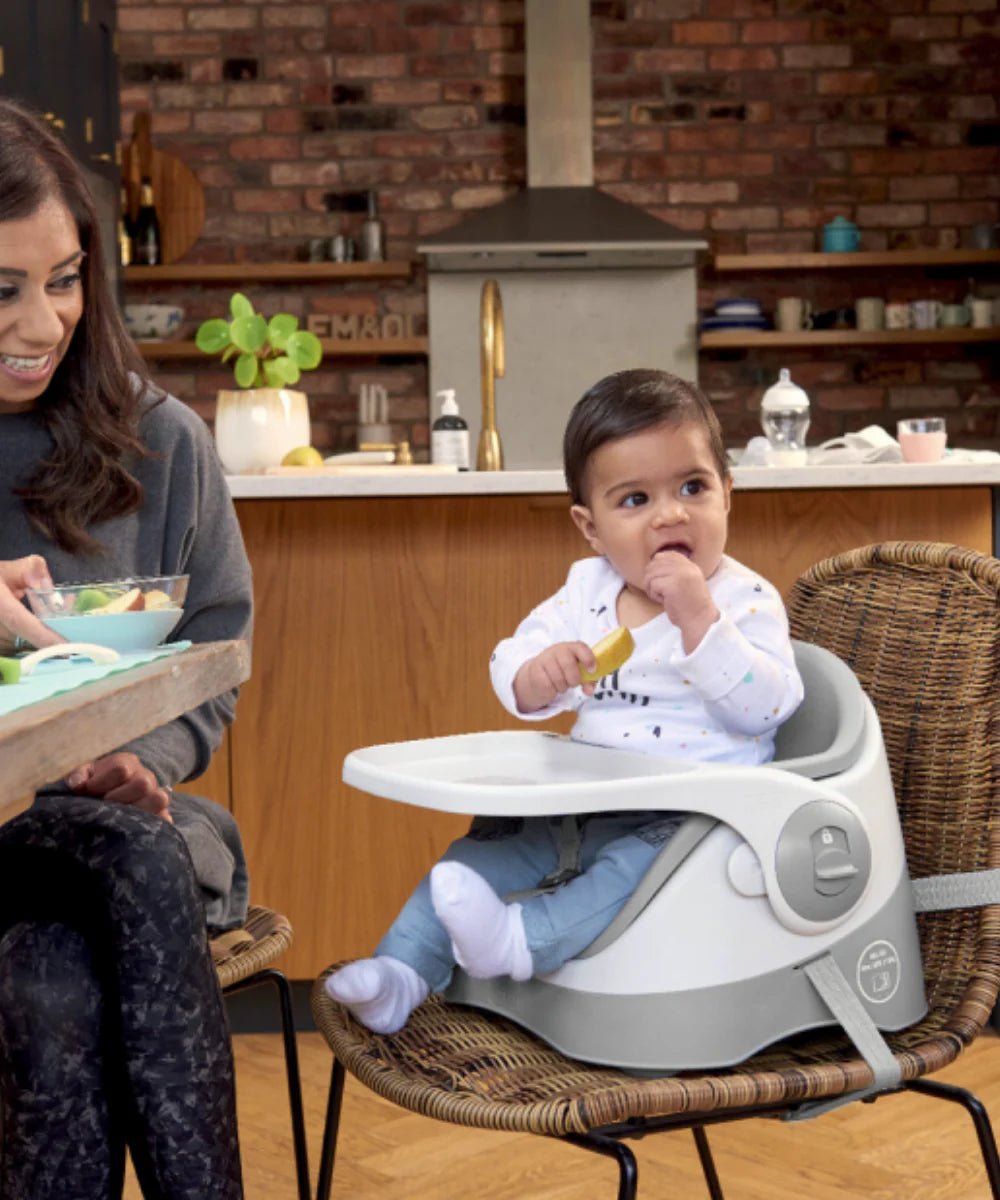 Baby Bud Booster Seat - Pebble Grey | Booster Seat | Mamas & Papas for Mamas & Papas LB - Boosters