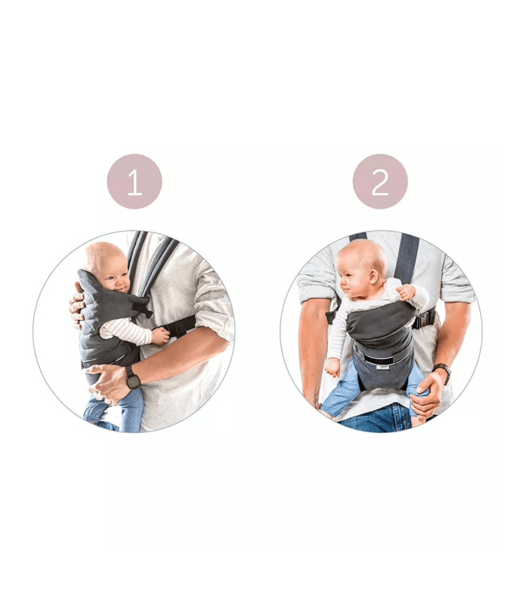 Baby Carrier 2 Positions 2 Way Carrier Grey | Carrier | Hauck for Mamas & Papas LB - 6hr