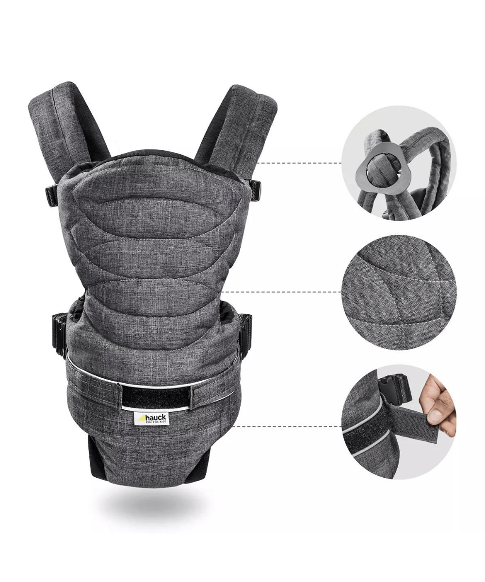 Baby Carrier 2 Positions 2 Way Carrier Grey | Carrier | Hauck for Mamas & Papas LB - 6hr