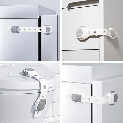 Baby safety locks. Universal lock 2 pcs. | Protection Tape | Babyono for Mamas & Papas LB - Baby Safety