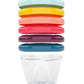 Babybol Medium Storage Container 180ml - Pack of 6 | Food Storage | Babymoov for Mamas & Papas LB - 6hr