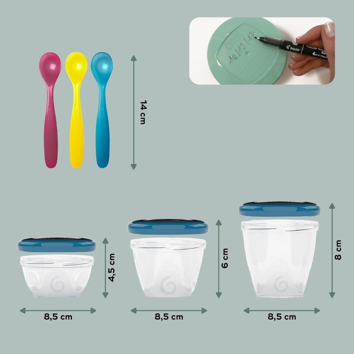 Babybols Multi Set | Feeding Set | Babymoov for Mamas & Papas LB - 6hr