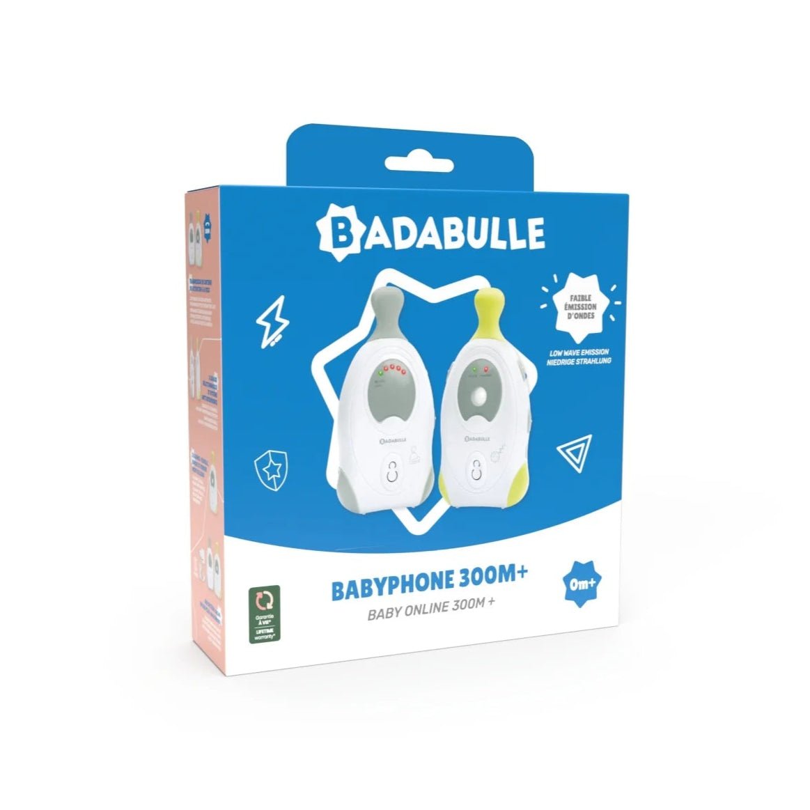 Babyphone Online Monitor - 300 Meter Plus | Baby Monitor | Badabulle for Mamas & Papas LB - 6hr