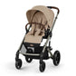 Balios S Lux All - Terrain Stroller Taupe Chassis/Almond Beige Seat | Stroller | Cybex for Mamas & Papas LB - Baby Gear