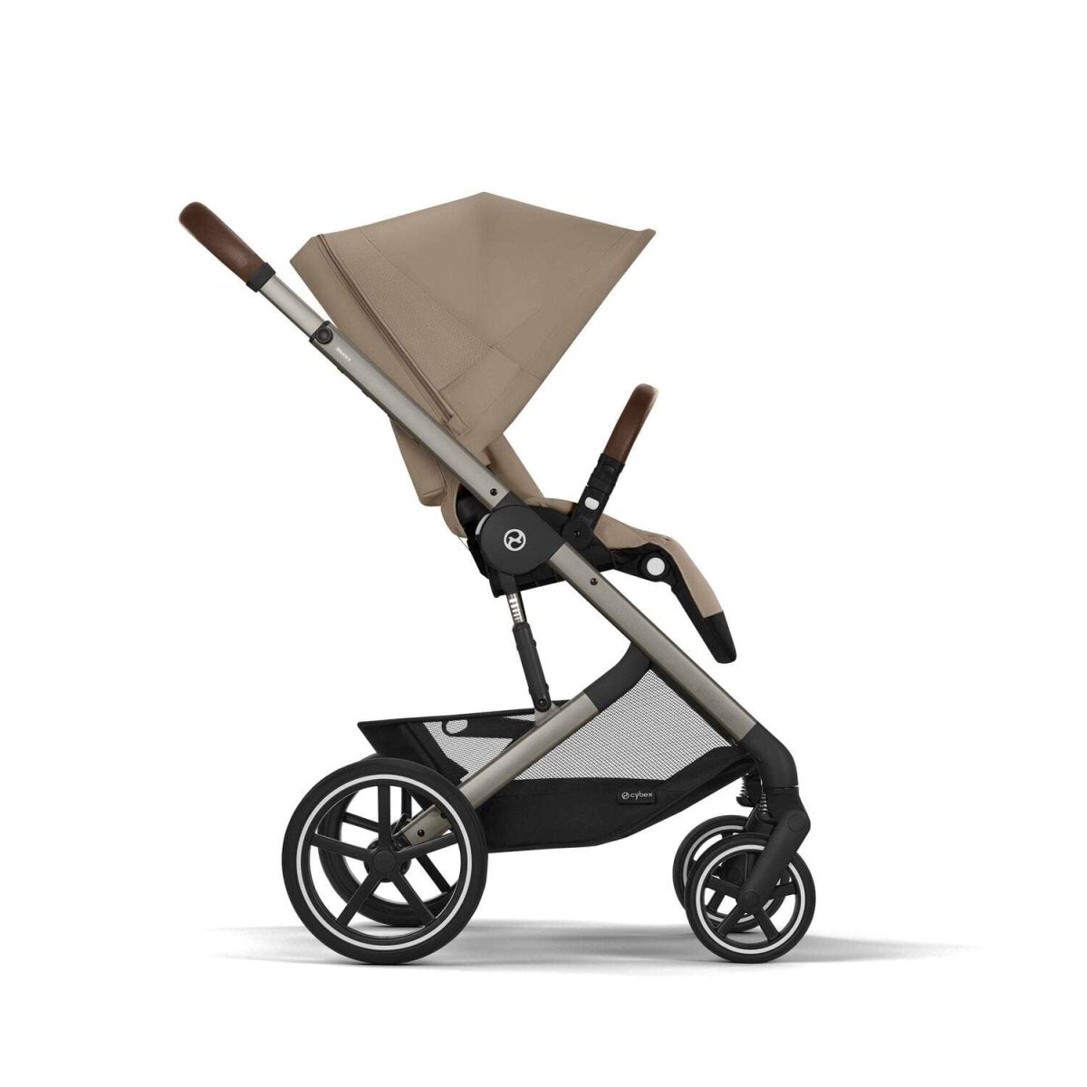 Balios S Lux All - Terrain Stroller Taupe Chassis/Almond Beige Seat | Stroller | Cybex for Mamas & Papas LB - Baby Gear