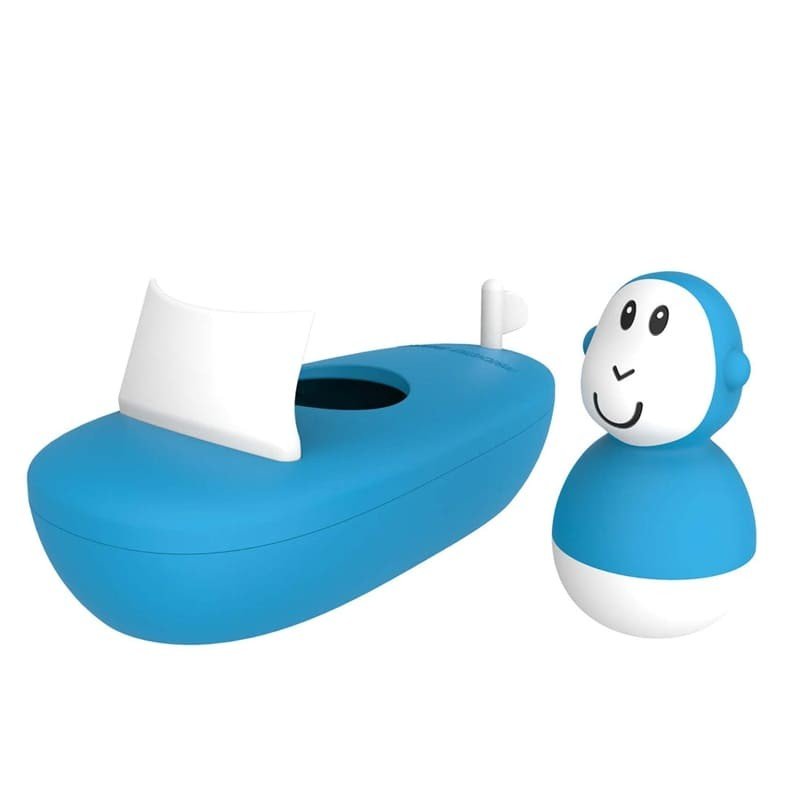 Bathtime Boat Set - Blue | Bath Toy | Matchstick Monkey for Mamas & Papas LB - Activity & Sensory Toys