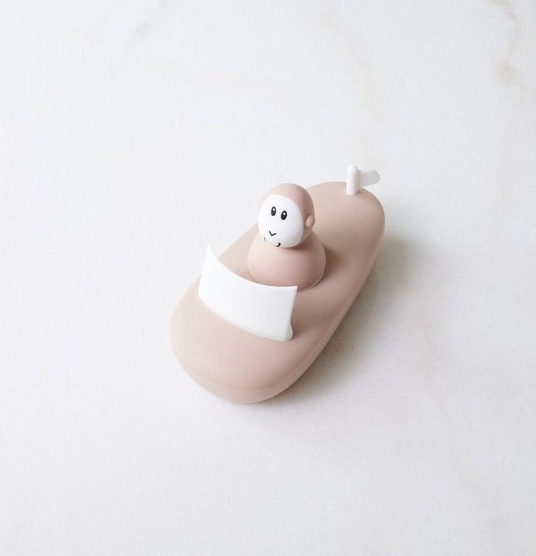 Bathtime Boat Set - Boat With Monkey Bath Toy - Pink | Bath Toy | Matchstick Monkey for Mamas & Papas LB - Activity & Sensory Toys