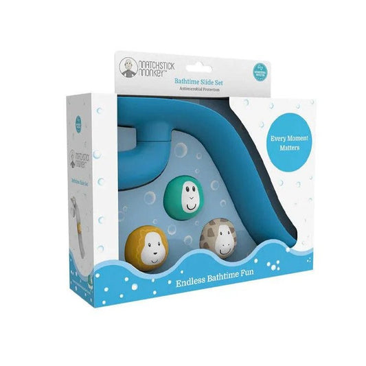 Bathtime Slide Set - Blue | Bath Toy | Matchstick Monkey for Mamas & Papas LB - Activity & Sensory Toys