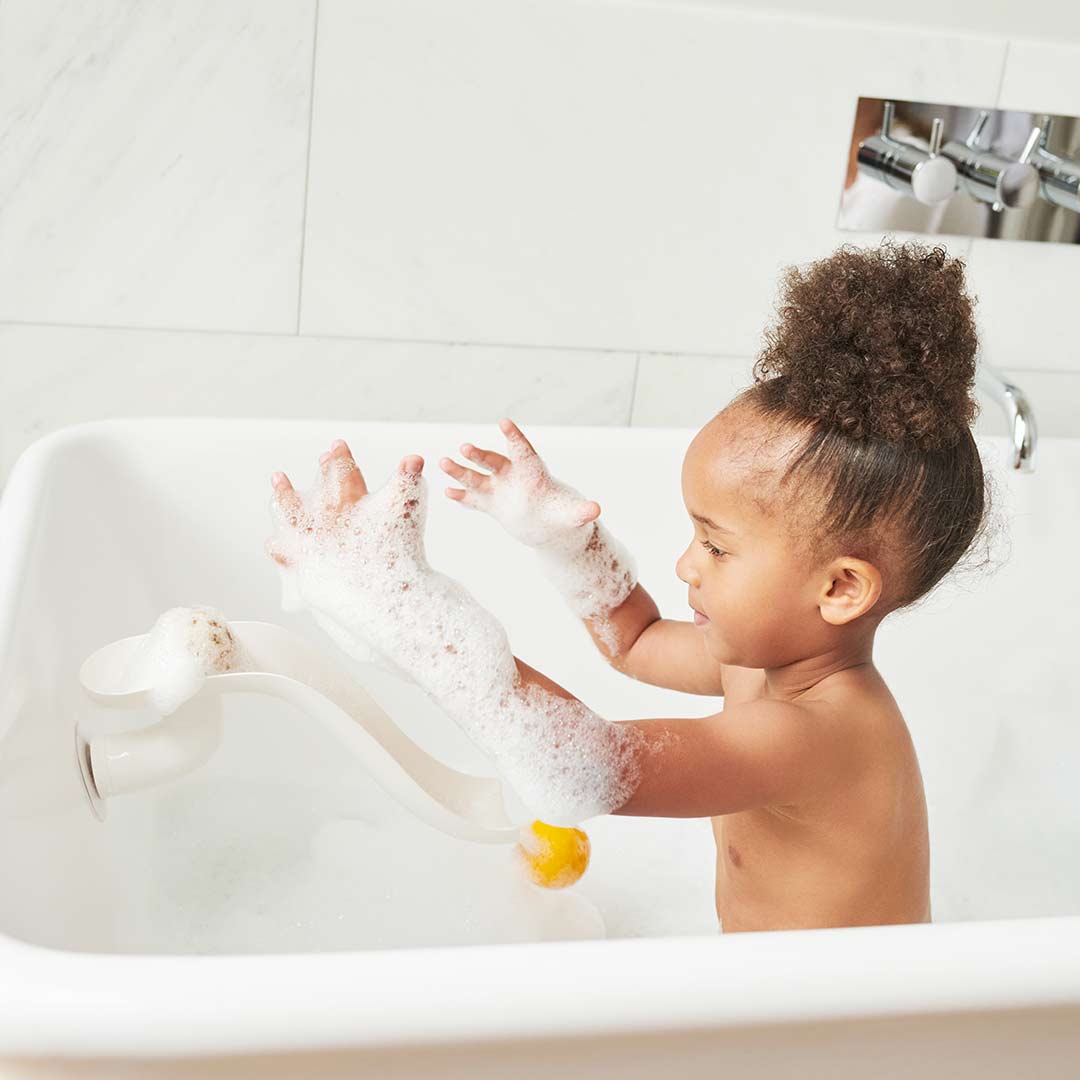 Bathtime Slide Set - White | Bath Toy | Matchstick Monkey for Mamas & Papas LB - Activity & Sensory Toys