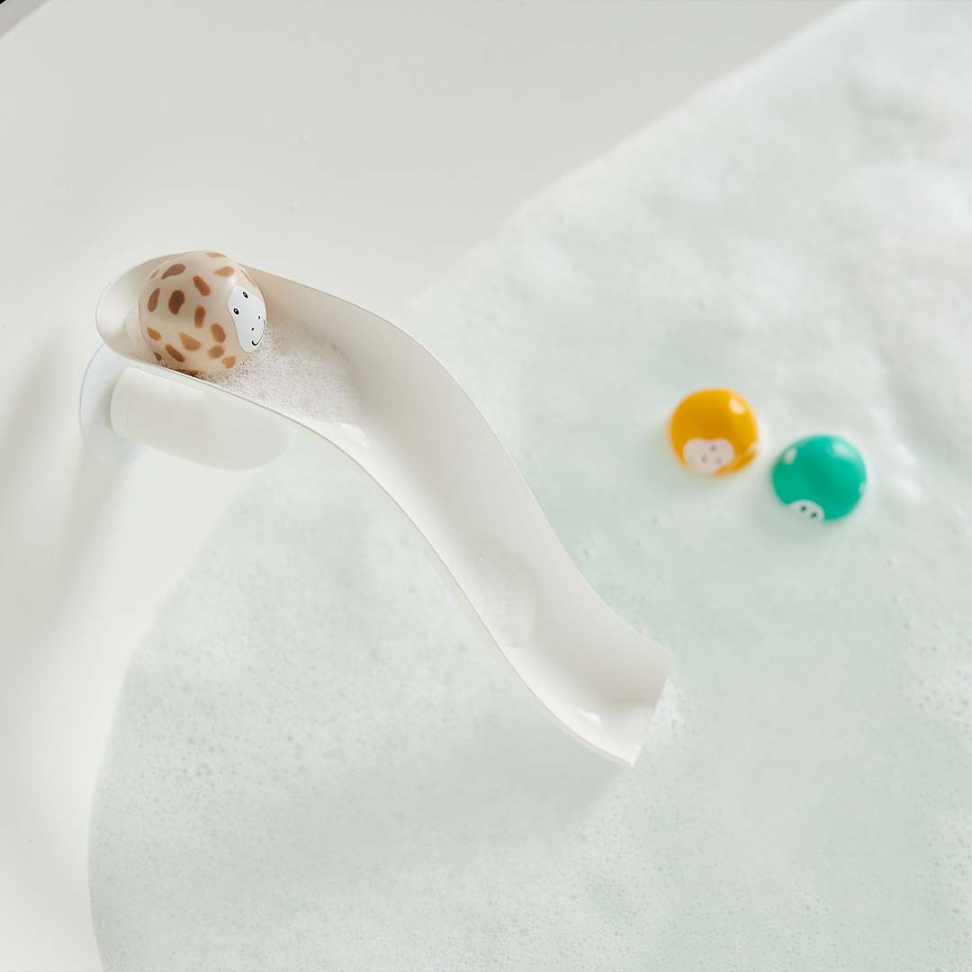 Bathtime Slide Set - White | Bath Toy | Matchstick Monkey for Mamas & Papas LB - Activity & Sensory Toys
